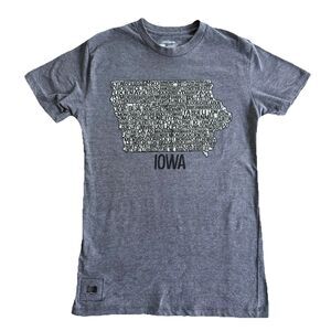 +Women's Pop Top Brew City Beer Gear Iowa T-Shirt w/Sewn In Bottle Opener Sz S